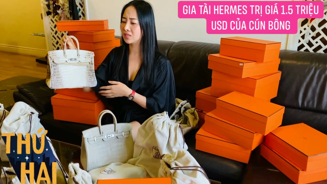 Hot mom nhiều t&uacute;i Herm&egrave;s hơn cả Ngọc Trinh h&eacute; lộ gia t&agrave;i t&uacute;i hơn 30 tỷ, nhiều mẫu hot hit chưa chắc c&oacute; tiền đ&atilde; mua được - Ảnh 4.
