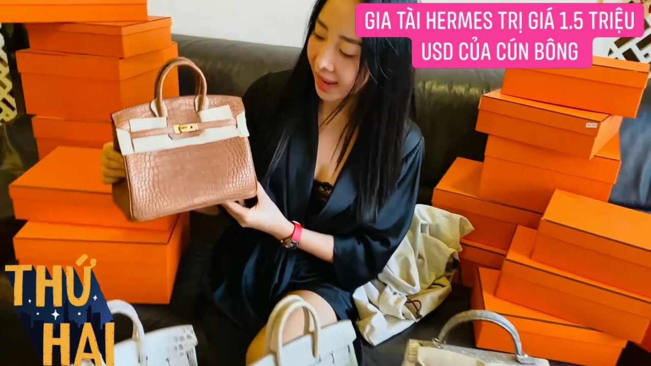 Hot mom nhiều t&uacute;i Herm&egrave;s hơn cả Ngọc Trinh h&eacute; lộ gia t&agrave;i t&uacute;i hơn 30 tỷ, nhiều mẫu hot hit chưa chắc c&oacute; tiền đ&atilde; mua được - Ảnh 6.