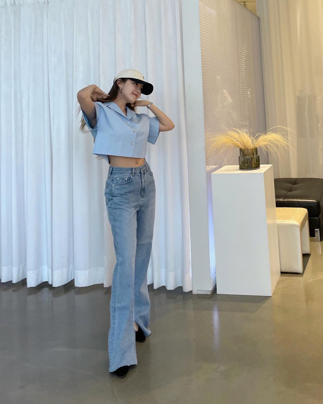 Chị em muốn mặc quần jeans kh&ocirc;ng chỉ trẻ m&agrave; c&ograve;n thanh lịch v&agrave; sang chảnh, h&atilde;y học c&aacute;c sao H&agrave;n 30+ - Ảnh 5.