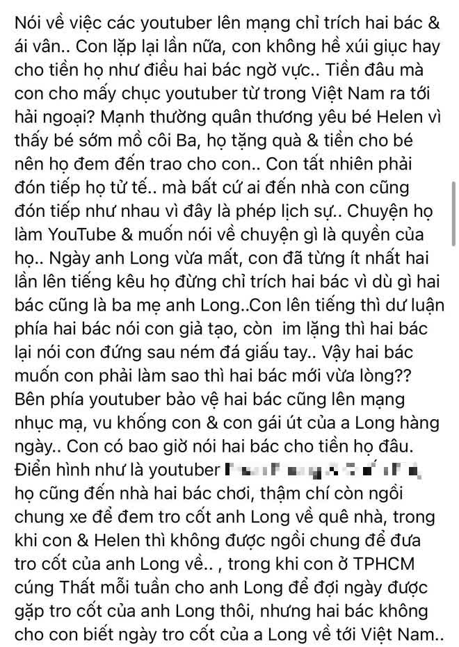 Linh Lan đáp trả trực tiếp vợ cũ và bố mẹ NS Vân Quang Long: Nói rõ kết quả vụ kiện xác minh danh tính, tuyên bố muốn đối chất ở toà án! - Ảnh 4.