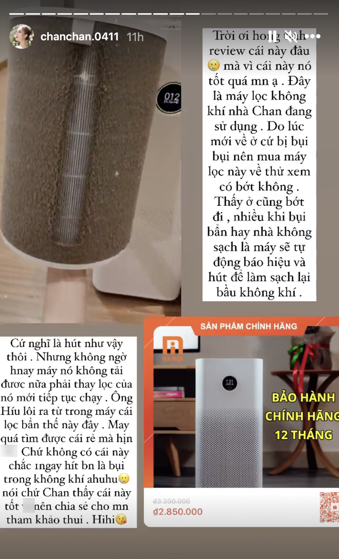 Ngọc Trinh vừa tậu liền một lúc 3 máy lọc không khí, giá hơn 100 triệu đồng, nhưng nó có gì đặc biệt? - Ảnh 1.