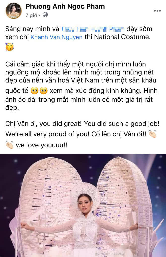 Cả Vbiz hướng về Khánh Vân trong đêm Bán kết Miss Universe: H’Hen Niê - Tóc Tiên động viên, dàn sao ráo riết kêu gọi vote - Ảnh 10.