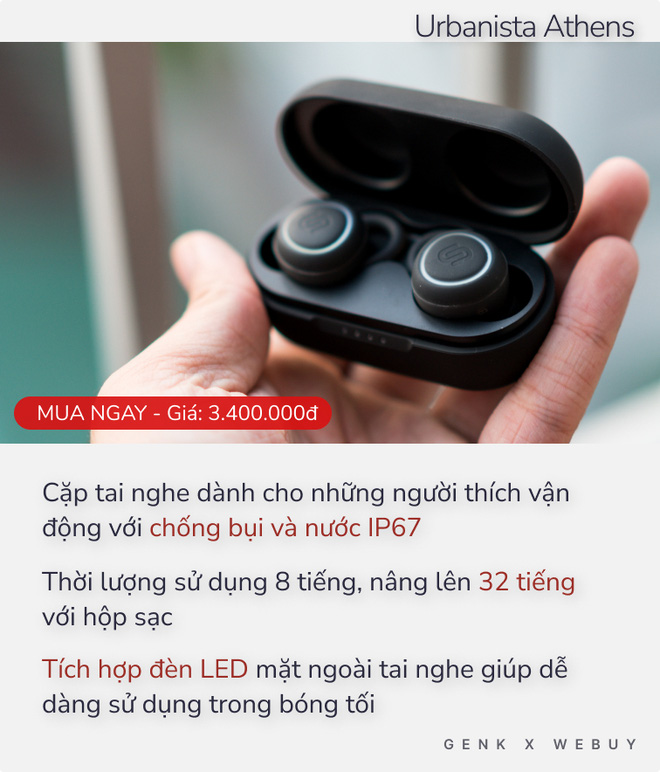 Hè nóng nực đến rồi, sắm 1 trong những tai nghe True Wireless từ 1,3 triệu này để có thể vừa đi bơi vừa thưởng thức nhạc - Ảnh 3.