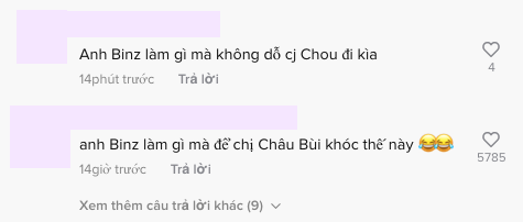 Châu Bùi khóc trong “cay cú” vì cãi nhau với người yêu, fan lập tức hỏi thăm: “Anh Binz làm gì chị thế” - Ảnh 4.