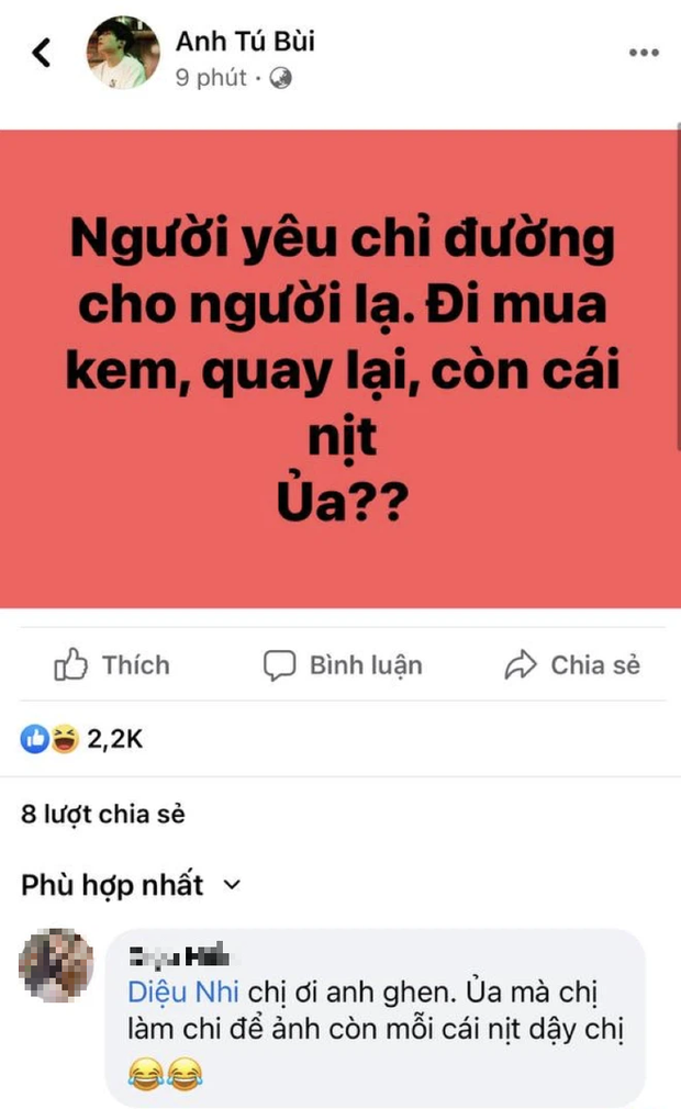 Được Quân A.P tỏ tình, Diệu Nhi vội vàng đính chính hoàng tử ơi em có gia đình rồi như sợ Anh Tú ghen? - Ảnh 2.