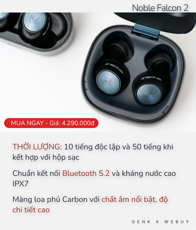 Từ 1 triệu đã có 5 option tai nghe True Wireless pin khủng, sạc 1 lần dùng cả tháng - Ảnh 2.