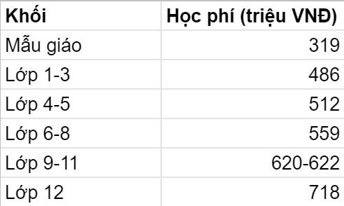 5 trường quốc tế có mức học phí 2021-2022 cao ngất ngưởng tại TP. HCM: Phụ huynh phải trả trên dưới nửa tỷ đồng cho con đi học lớp 1  - Ảnh 4.