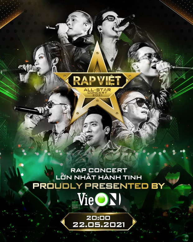 Cuối tuần này đừng đi đâu cả, ở nhà xem Rap Việt All-Star Concert lên sóng là bao vui! - Ảnh 1.