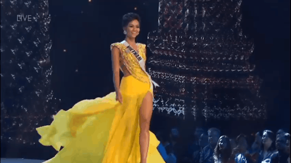 H'Hen Niê tái hiện màn xoay váy đẳng cấp tại Miss Universe 2018