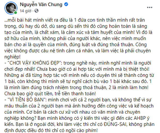 Nhạc sĩ Nguyễn Hồng Thuận nêu quan điểm khác 180 độ với Khắc Việt giữa lùm xùm Nathan Lee chốt đơn loạt hit của Cao Thái Sơn - Ảnh 5.