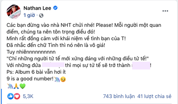 Nathan Lee dằn mặt Nguyễn Hồng Thuận sau phát ngôn về việc mua độc quyền ca khúc, còn nhắn thẳng mặt để nói điều này! - Ảnh 5.