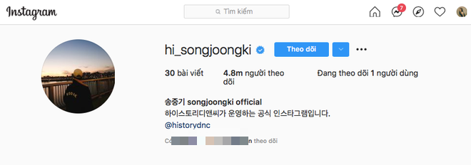 Song Joong Ki ơi, chơi Instagram mà sao khổ thế anh? Đổi tên tới 50 lần ư? - Ảnh 2.