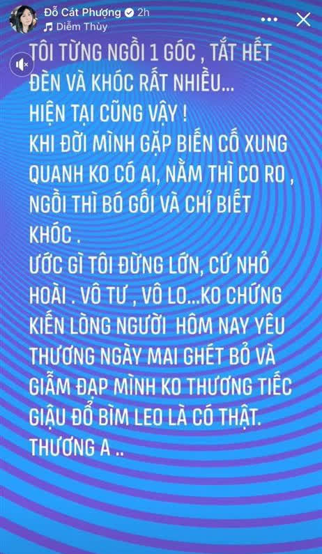 Cát Phượng bật khóc giữa đêm, có động thái đặc biệt hướng đến đàn anh khi NS Hoài Linh đang vướng lùm xùm? - Ảnh 2.