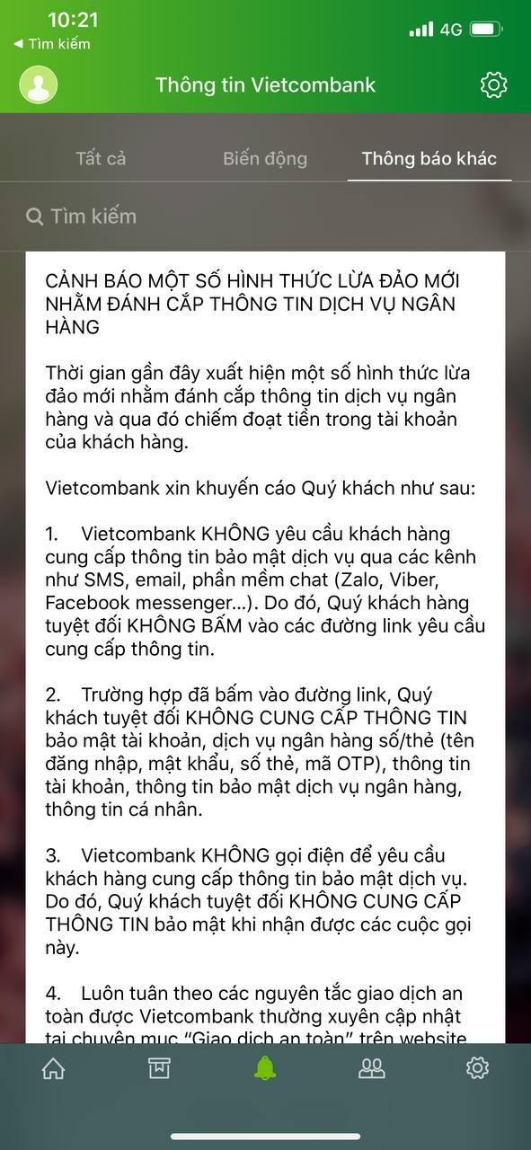 Người dùng nhận nhiều tin nhắn lừa đảo, giả mạo từ đầu số ngân hàng Vietcombank - Ảnh 7.