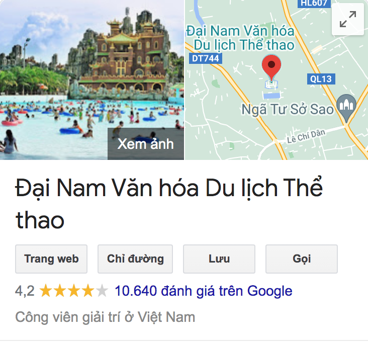 đại nam văn hóa du lịch thể thao
