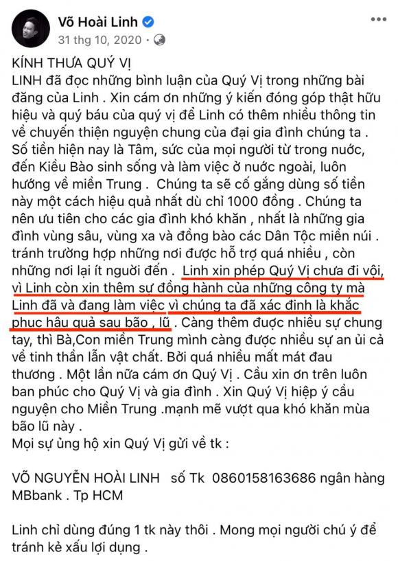 Netizen soi lại 1 điểm ở bài đăng kêu gọi nhằm minh oan cho Hoài Linh, hoá ra nam NS nói rõ mục đích từ thiện từ đầu? - Ảnh 3.