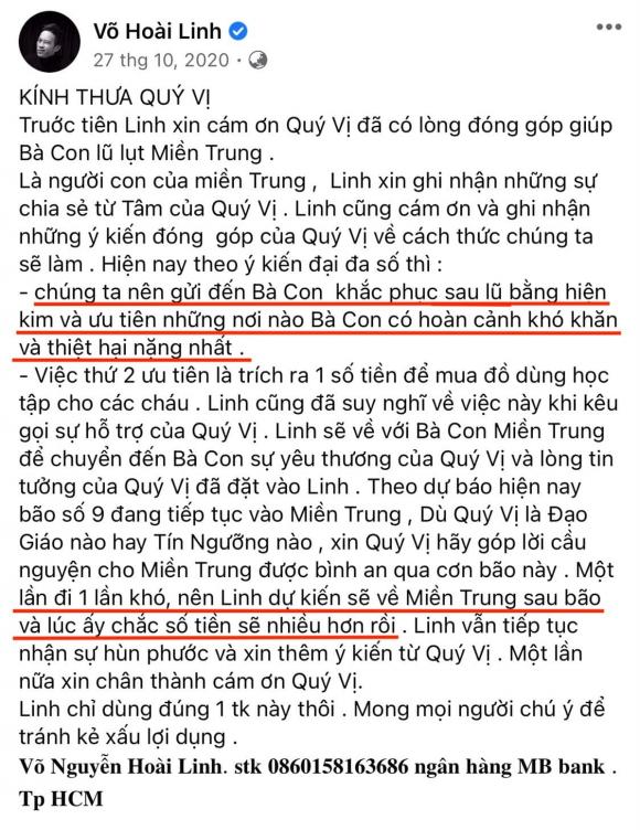 Netizen soi lại 1 điểm ở bài đăng kêu gọi nhằm minh oan cho Hoài Linh, hoá ra nam NS nói rõ mục đích từ thiện từ đầu? - Ảnh 2.