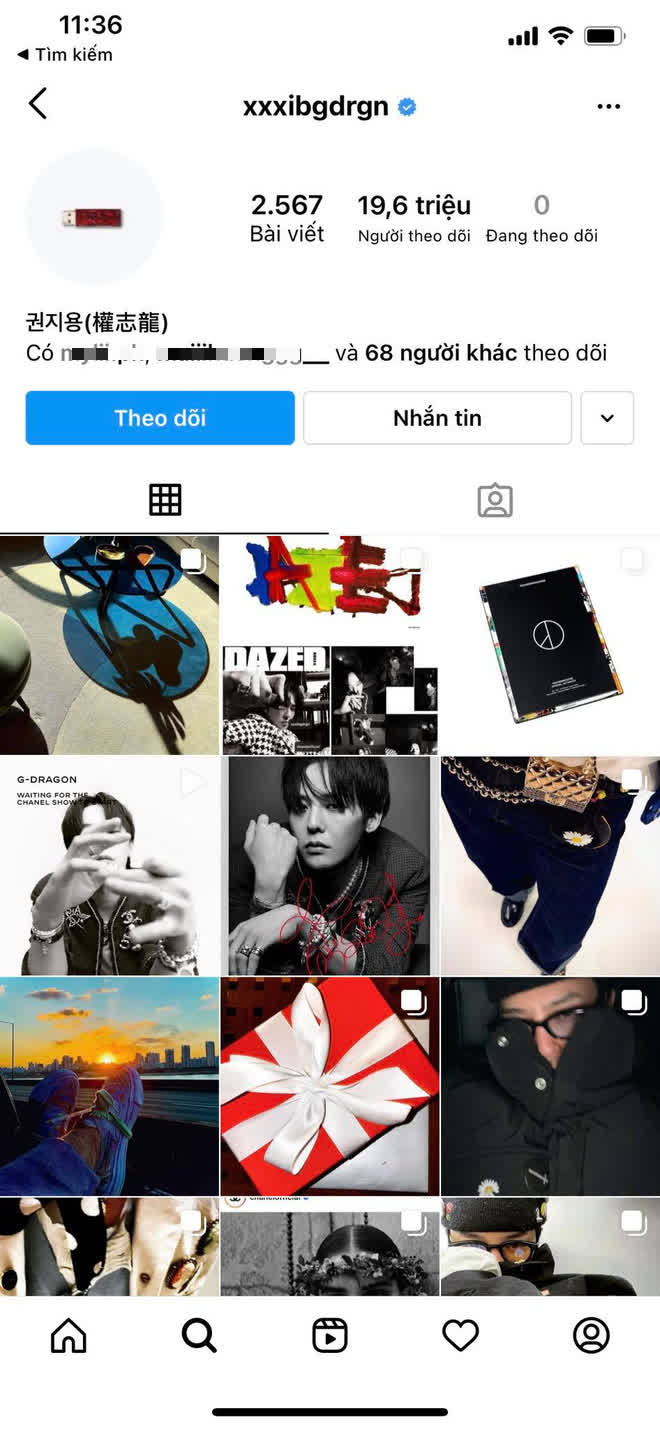 Sở Hữu Gần 20 Triệu Follower Trên Instagram, Nhưng G-Dragon Vẫn Ngậm Ngùi  Đứng Sau Một Nam Hậu Bối 