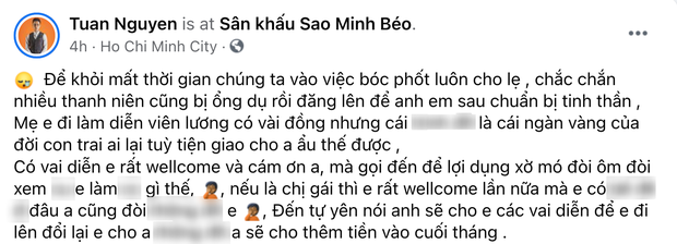 Bị nam diễn viên trẻ tố lạm dụng tình dục, Minh Béo vẫn có động thái đầy thách thức? - Ảnh 5.