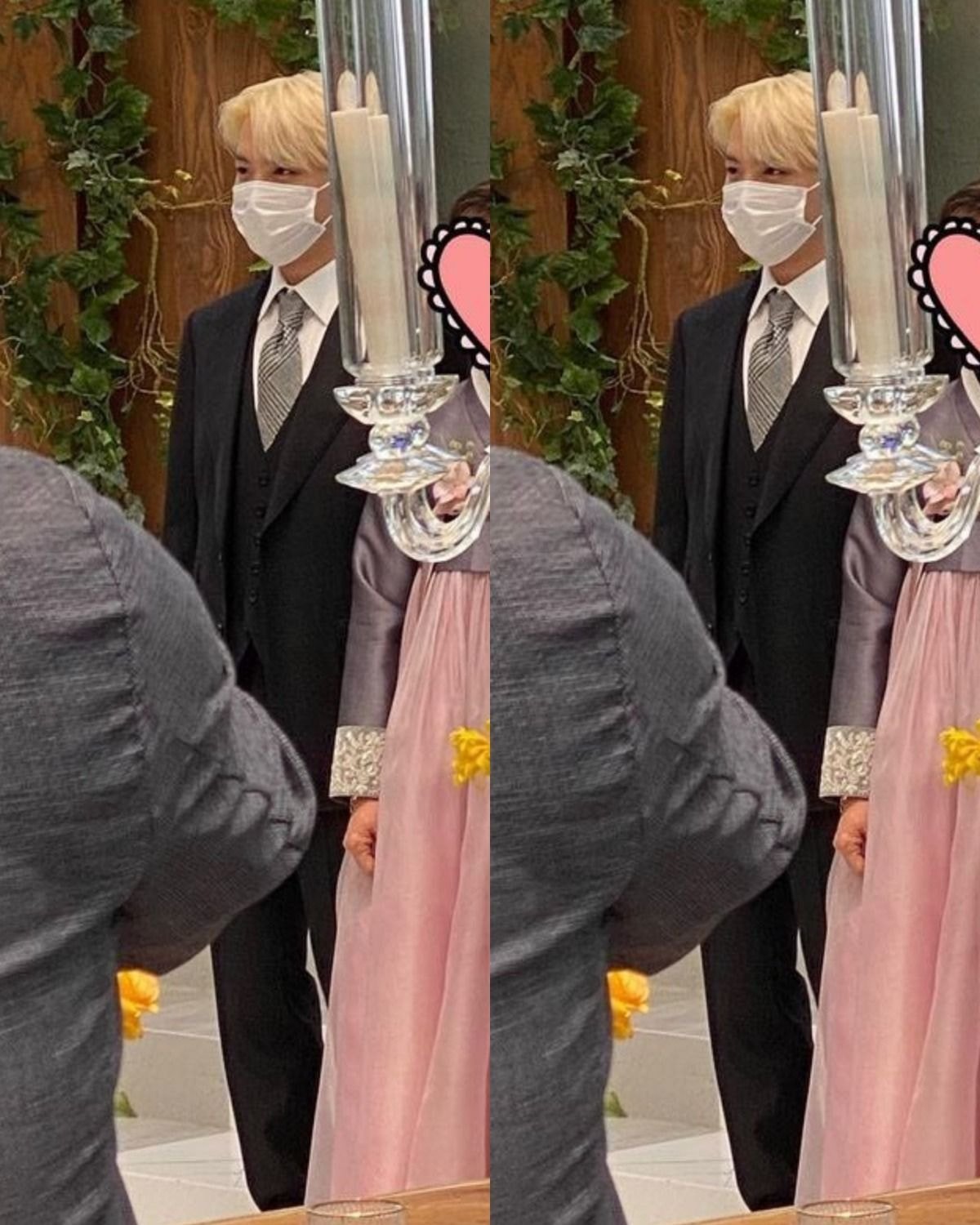 Đ&aacute;m cưới chị g&aacute;i J-Hope: D&agrave;n kh&aacute;ch mời BTS visual đỉnh cao, ri&ecirc;ng th&agrave;nh vi&ecirc;n gi&agrave;u nhất nh&oacute;m nhuộm t&oacute;c mới g&acirc;y sốt - Ảnh 6.