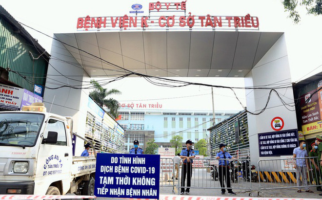 Hà Nội thêm 1 trường hợp dương tính SARS-CoV-2 ở BV K Tân Triều, là học sinh chẩn đoán bị ung thư - Ảnh 1.