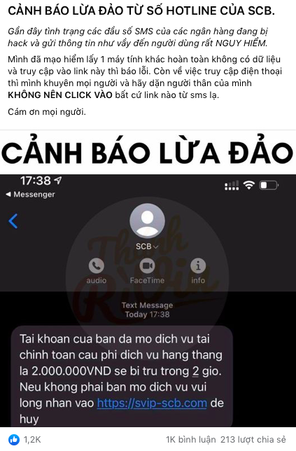 Hàng loạt đầu số mạo danh các ngân hàng lớn như Vietcombank, Vietinbank... liên tục gửi tin nhắn lừa đảo - Ảnh 6.