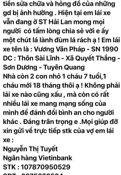 Tài xế container đánh lái cứu 2 người, tông vào nhiều nhà dân xin dừng nhận tiền hỗ trợ - Ảnh 6.