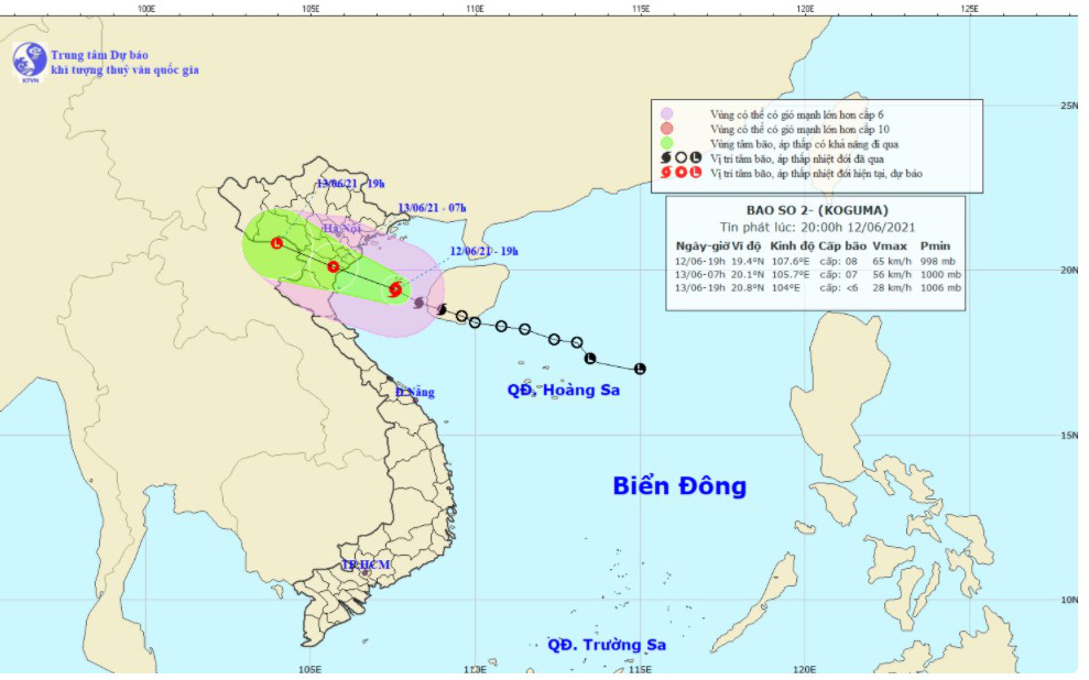 Tin bão mới nhất: Bão số 2 giật cấp 10, còn cách đất liền khoảng 135km