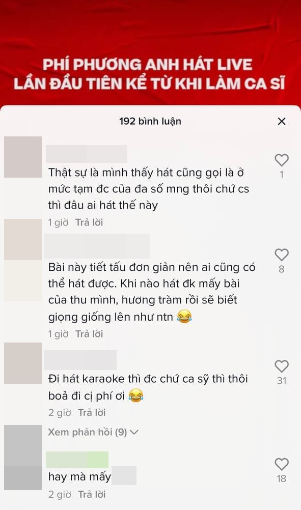 Dân mạng chia 2 phe khi xem sân khấu live đầu tiên của Phí Phương Anh: Người khen hơn hẳn chiếc ố, kẻ bảo như hát karaoke - Ảnh 4.