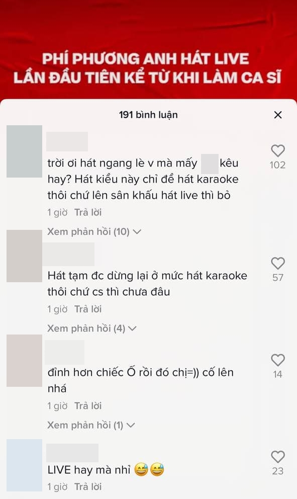 Dân mạng chia 2 phe khi xem sân khấu live đầu tiên của Phí Phương Anh: Người khen hơn hẳn chiếc ố, kẻ bảo như hát karaoke - Ảnh 5.