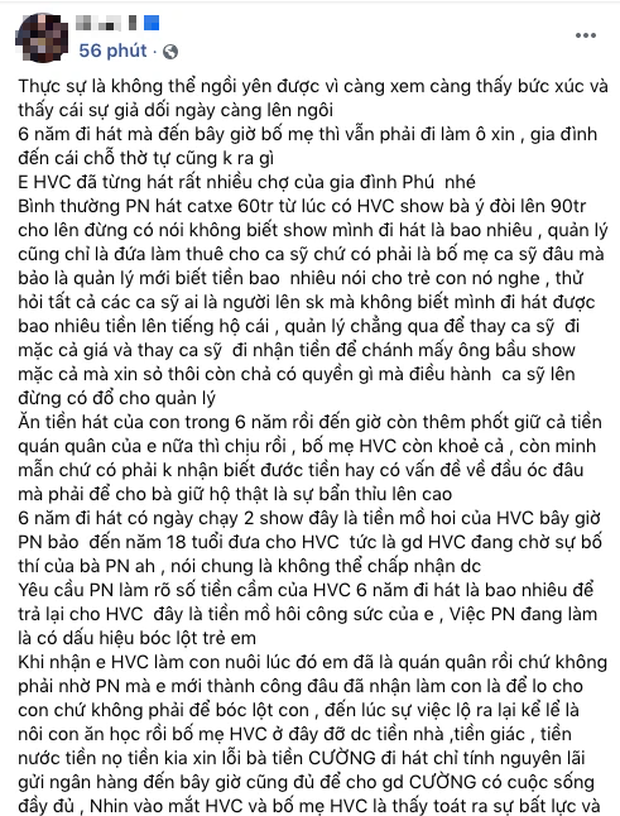 Khi Phi Nhung dính liên hoàn scandal căng đét: Người bênh thì ít, đa số đều nêu quan điểm, chia sẻ xót xa với Hồ Văn Cường - Ảnh 7.