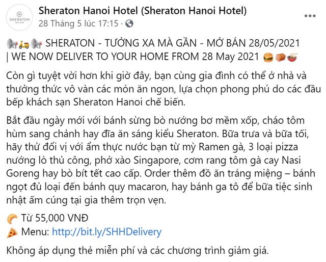 Khách sạn 5 sao cũng gồng mình qua mùa dịch: Sofitel Legend Metropole, JW Marriott Hanoi giao đồ ăn tận nhà, Sheraton Saigon mở lớp dạy nấu ăn cho trẻ em - Ảnh 3.