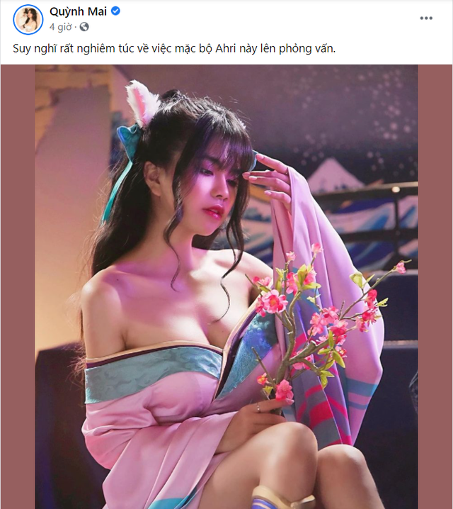 MC Mai Dora úp mở dự định cosplay Ahri để phỏng vấn, fan vội ngăn cản vì sợ tuyển thủ... không thể tập trung - Ảnh 1.