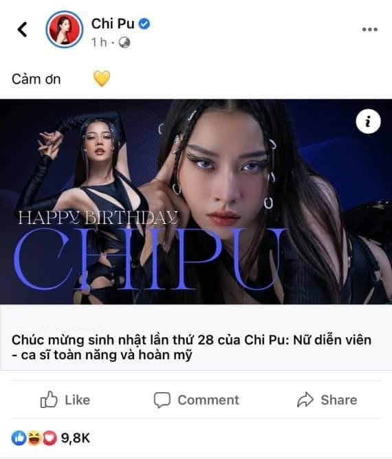 Dân tình cà khịa Chi Pu khi chia sẻ bài đăng “ca sĩ toàn năng”, chính chủ vội xóa ngay sau vài giờ? - Ảnh 1.