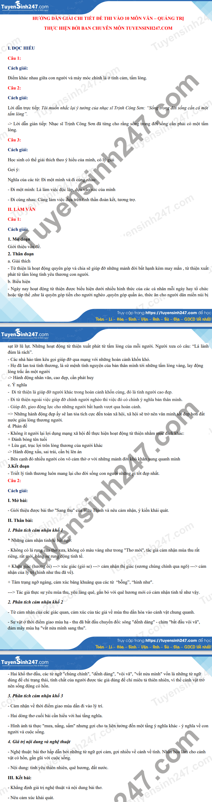 Đáp án đề thi môn Ngữ Văn vào lớp 10 của các tỉnh thành năm 2021 - Ảnh 23. Đáp án đề thi môn Ngữ Văn vào lớp 10 của các tỉnh thành năm 2021 - Ảnh 23.