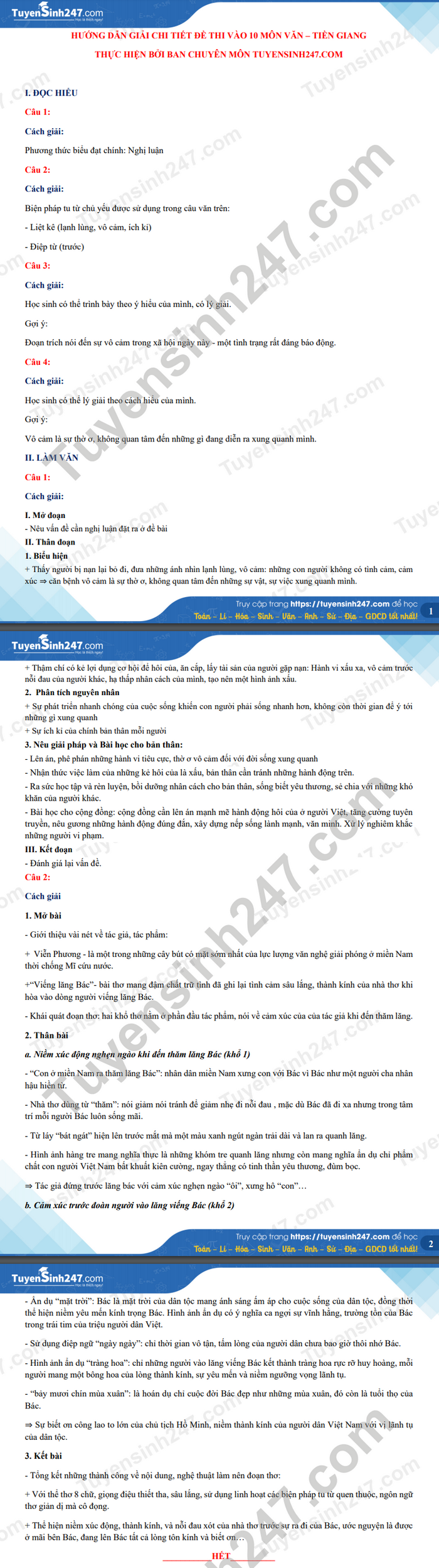Đáp án đề thi môn Ngữ Văn vào lớp 10 của các tỉnh thành năm 2021 - Ảnh 13. Đáp án đề thi môn Ngữ Văn vào lớp 10 của các tỉnh thành năm 2021 - Ảnh 13.