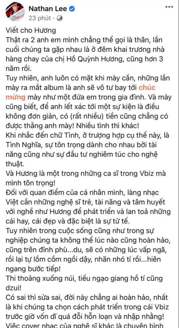 Nathan Lee bênh vực Văn Mai Hương giữa lùm xùm xài chùa hit Lady Gaga nhưng cũng không quên đá xéo ai đó - Ảnh 1.