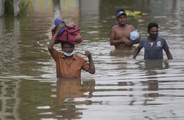 Lũ lụt và sạt lở đất gây thiệt hại nặng nề ở Sri Lanka, 14 người thiệt mạng - Ảnh 2.