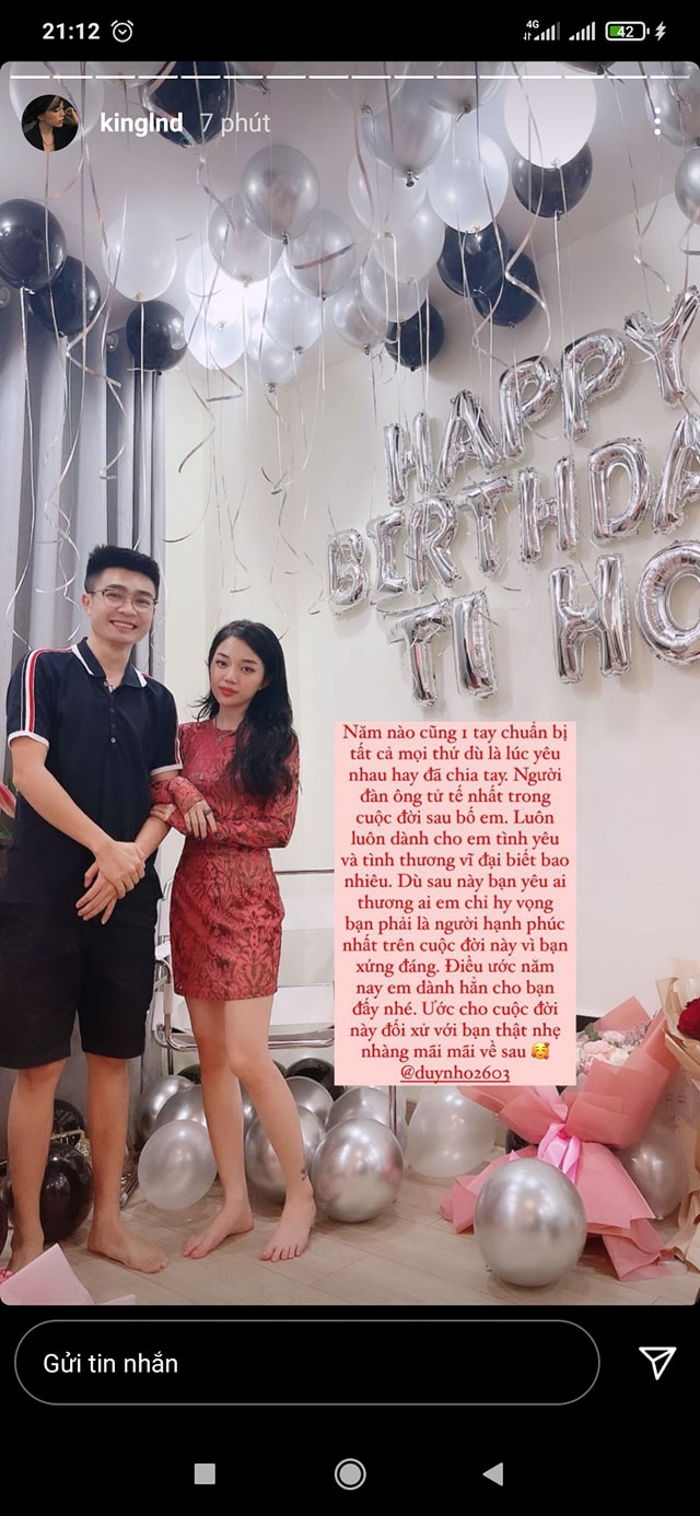 Bánh sinh nhật mặn Happy birthday Ngọc Linh MS1029  Bánh sinh nhật bông  lan trứng muối Tp HCM