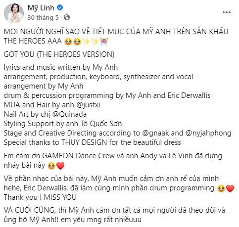 Trưởng Fanclub của Mỹ Anh là đây: FB toàn tâm thư dài viết cho idol, đu trend cover không ngại tuổi tác quá là đáng yêu! - Ảnh 8.