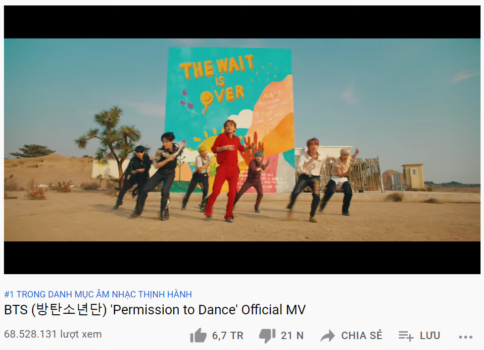 BTS sau 24h comeback: Th&agrave;nh t&iacute;ch thua xa MV flop của BLACKPINK, kh&ocirc;ng thể ph&aacute; nổi kỷ lục của ch&iacute;nh m&igrave;nh - Ảnh 2.