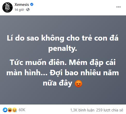 Streamer giàu nhất Việt Nam tức điên, đòi đập màn hình ngay khi Anh thua Ý trong trận Chung kết Euro 2020 - Ảnh 1.