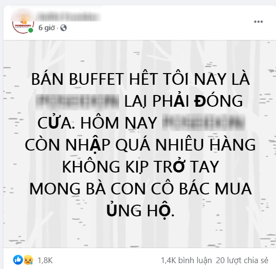  Nh&agrave; h&agrave;ng buffet trở tay kh&ocirc;ng kịp, xả cua C&agrave; Mau, t&ocirc;m h&ugrave;m, cầu cứu kh&aacute;ch trước giờ dừng b&aacute;n - Ảnh 2.