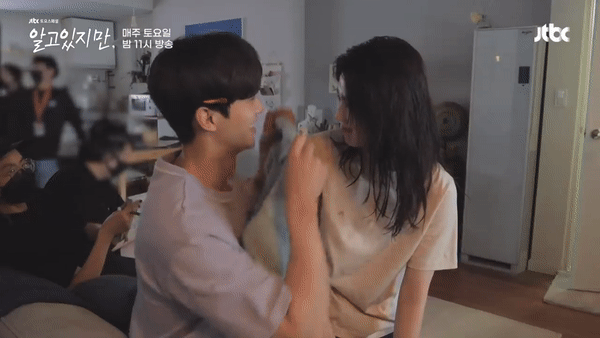 Song Kang - Han So Hee mờ &aacute;m qu&aacute; đ&agrave; ở hậu trường Nevertheless, netizen nghi học sao Trung sao t&aacute;c couple - Ảnh 4.