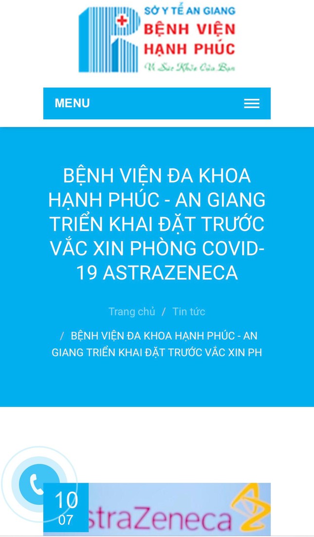 Tuýt còi bệnh viện tư thông báo tiêm vắc xin COVID-19 giá 1,5 triệu đồng - Ảnh 2.