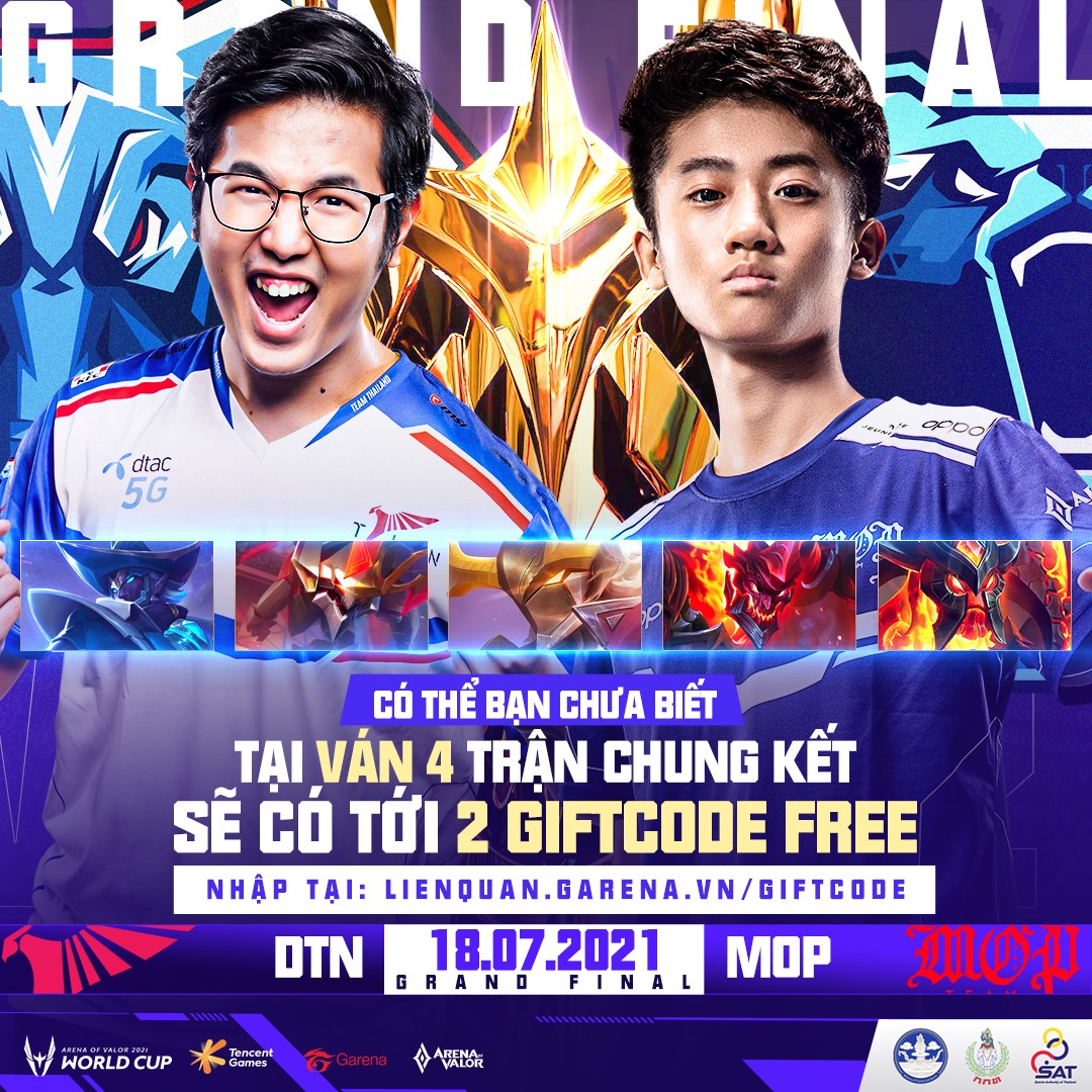 Liên Quân Mobile: Chung kết AWC 2021 sẽ có giftcode cực xịn, game thủ chắc chắn nhận FREE tướng và skin đẳng cấp - Ảnh 3. Liên Quân Mobile: Chung kết AWC 2021 sẽ có giftcode cực xịn, game thủ chắc chắn nhận FREE tướng và skin đẳng cấp - Ảnh 3.