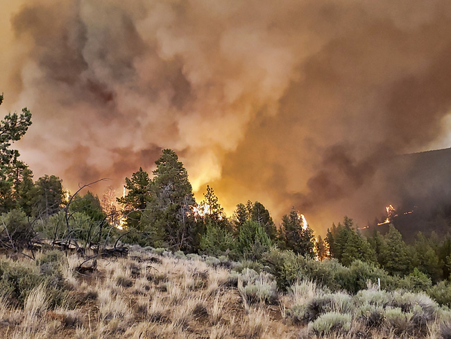 Khói cháy rừng ở miền Tây gây ô nhiễm không khí tại nhiều địa phương nước Mỹ - Ảnh 1.