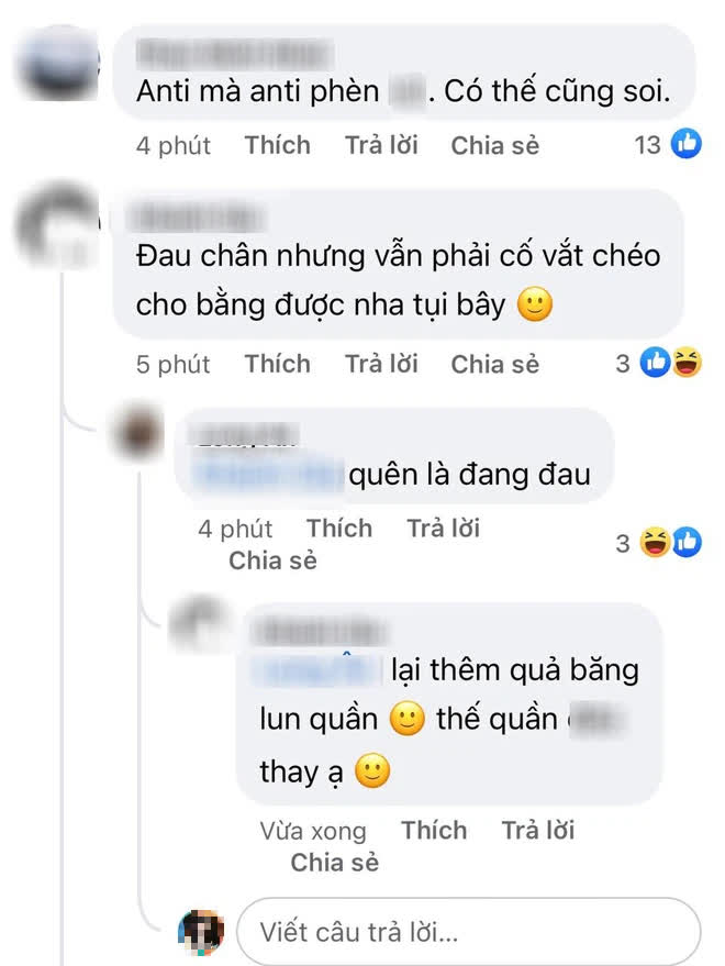 Antifan đào lại hình ảnh chân bó bột của Hương Giang để chỉ trích vì điểm này, liền bị phản bác vì quá kém duyên - Ảnh 4.