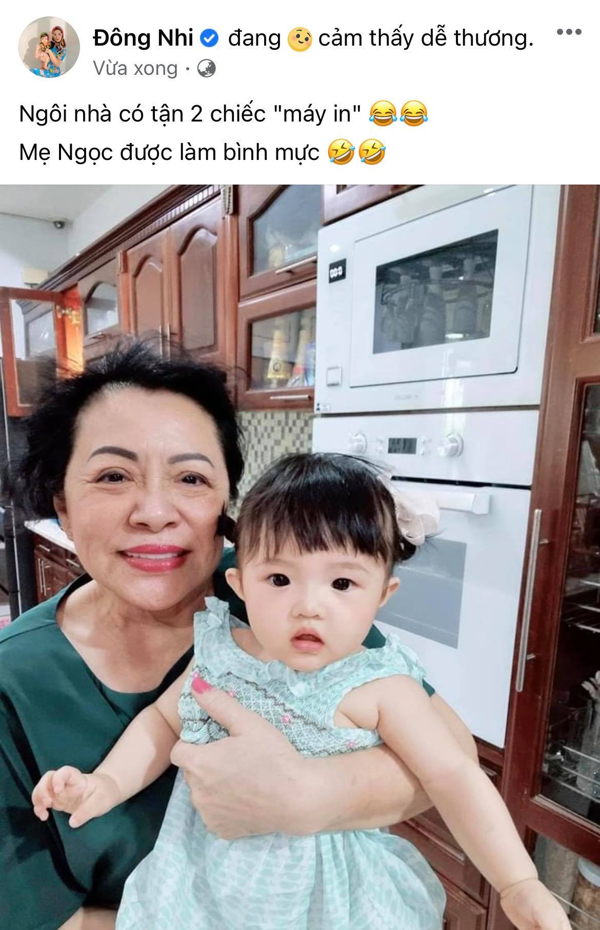 Đông Nhi khoe ảnh ái nữ như copy & paste của mẹ chồng giàu có quyền lực, Ông Cao Thắng ngậm ngùi vào chốt hạ 1 câu - Ảnh 2. Đông Nhi khoe ảnh ái nữ như copy & paste của mẹ chồng giàu có quyền lực, Ông Cao Thắng ngậm ngùi vào chốt hạ 1 câu - Ảnh 2.