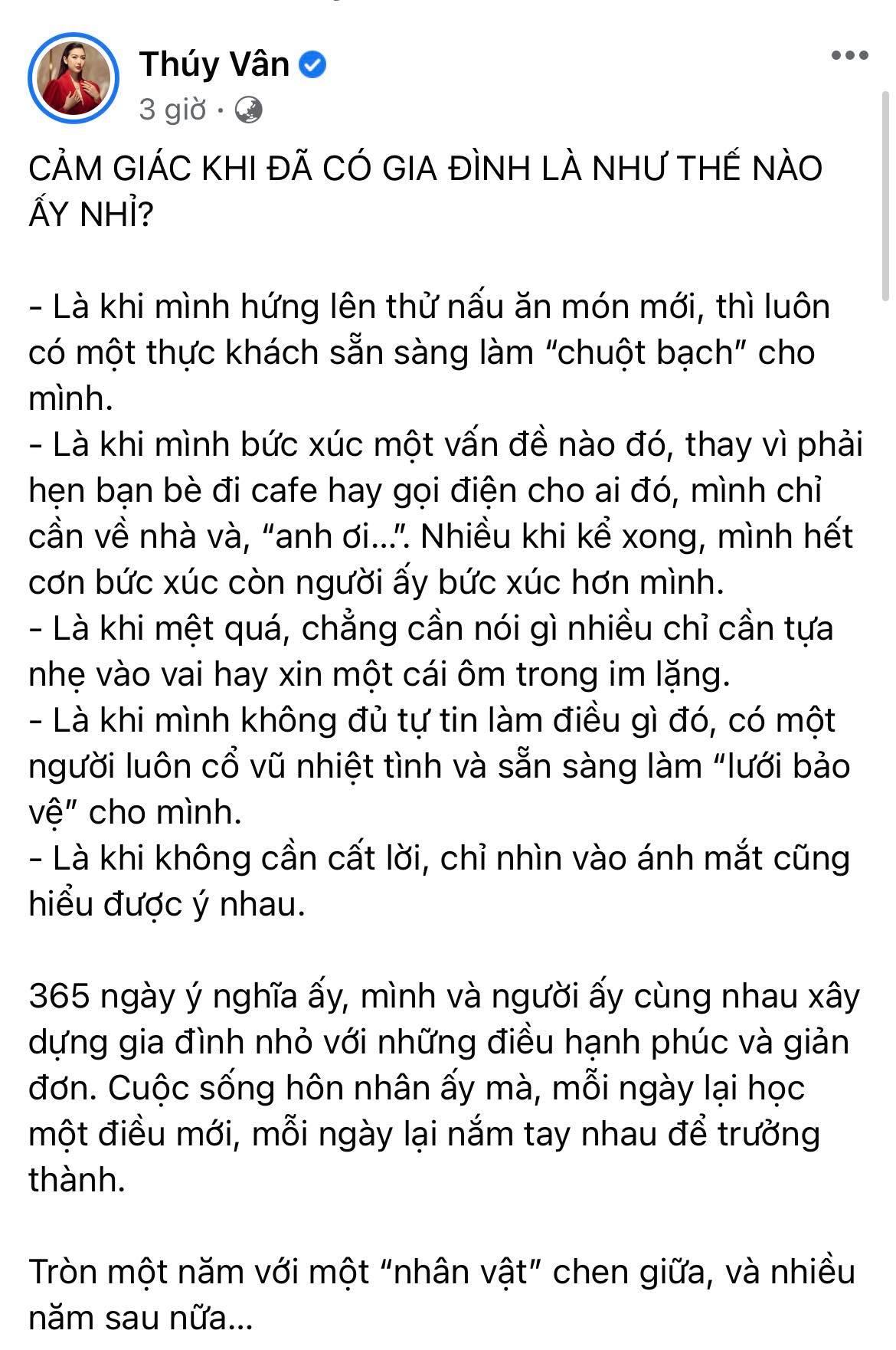 Á hậu Thuý Vân tiết lộ 5 điều thay đổi sau đúng 1 năm kết hôn, nghe qua là biết chồng doanh nhân tâm lý cỡ nào! - Ảnh 2. Á hậu Thuý Vân tiết lộ 5 điều thay đổi sau đúng 1 năm kết hôn, nghe qua là biết chồng doanh nhân tâm lý cỡ nào! - Ảnh 2.